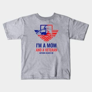 Veteran Mom Kids T-Shirt